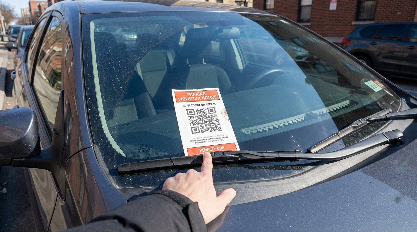 Attention à l'arnaque à la fausse contravention sur le pare-brise