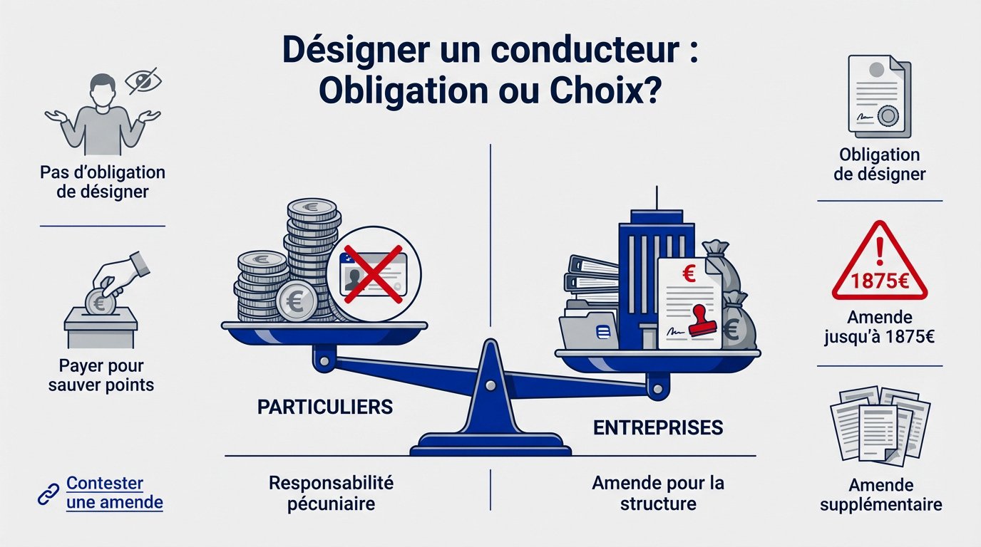 Procédure ANTAI pour désigner un autre conducteur après une amende radar