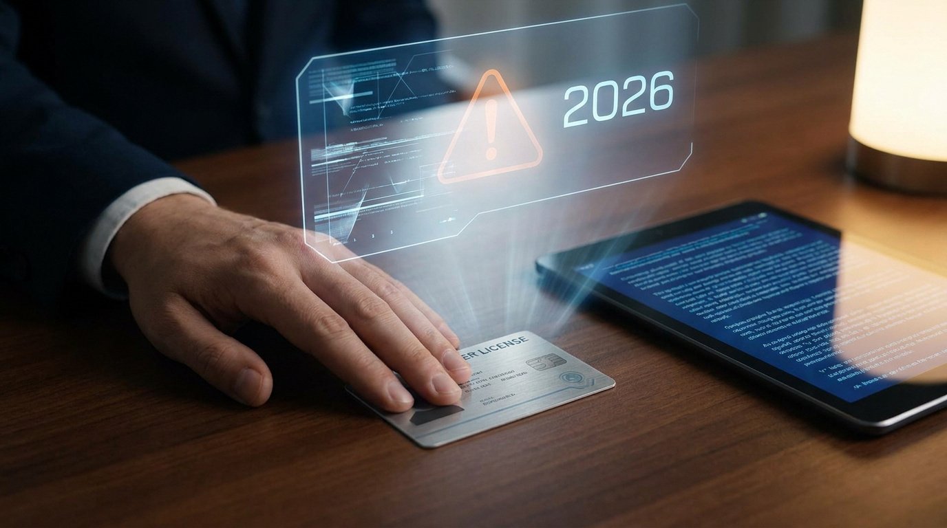 Nouvelle loi alcool au volant 2026 illustrée avec un permis de conduire et des documents réglementaires