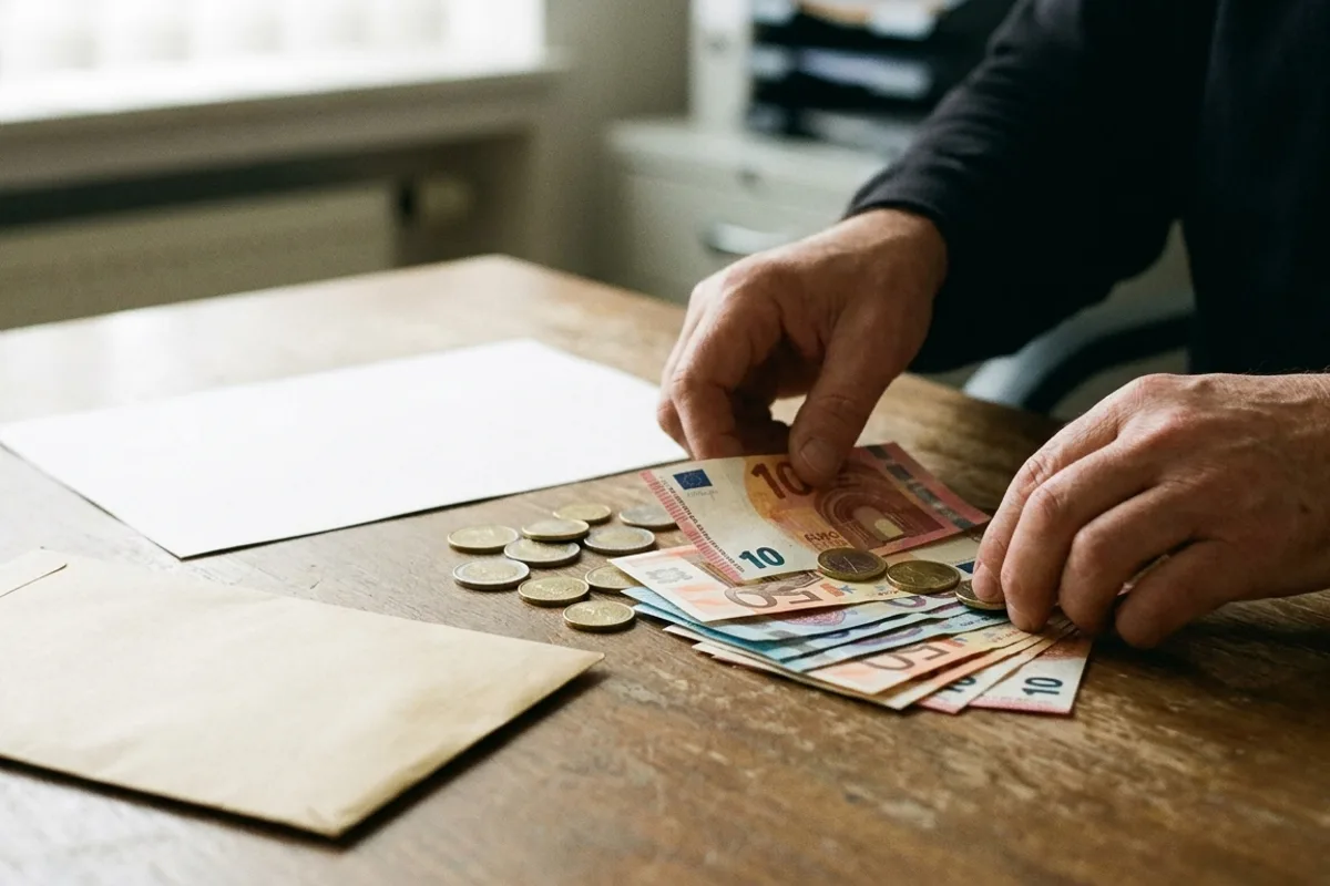 Consignation d'une amende ANTAI : dépôt d'une somme consignation d'une amende ANTAI, comptage de billets et pièces en euros