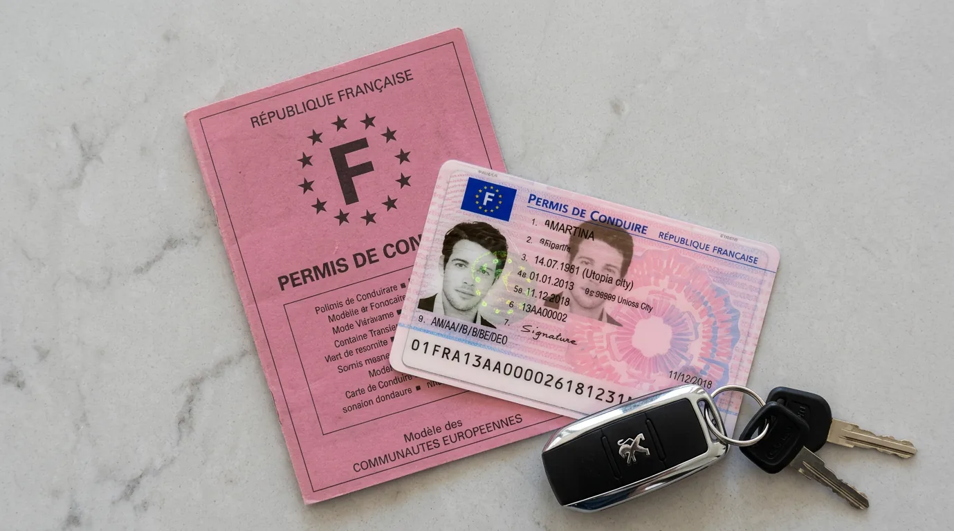 Clés de voiture posées sur une surface, illustration du délit de conduite sans permis
