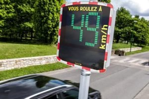 Radar pédagogique est ce que vous risquez une amende