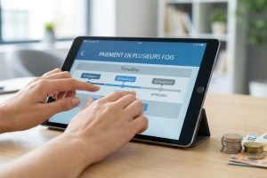 Comment payer une amende en plusieurs fois : interface de l'application amendes.gouv.fr affichée sur une tablette